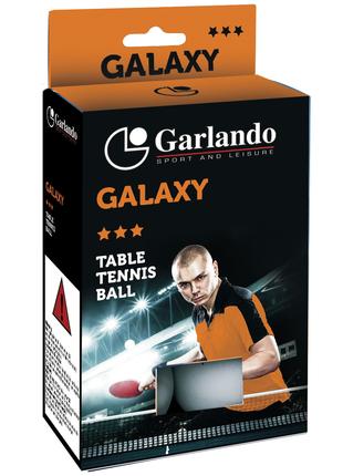 М'ячі для настільного тенісу 6 шт. Garlando Galaxy 3 Stars (2C...