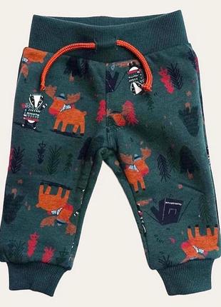 Утепленные спортивные штаны для мальчика 68, 74 см primark