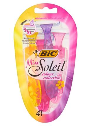 BIC Miss Soleil 3 Бік 3 леза (4шт.) жіночі одноразові станки