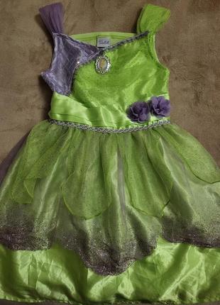 Платье фея динь-динь 5-6 лет