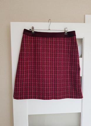 Хорошая качественная юбка чистая шерсть laura ashley