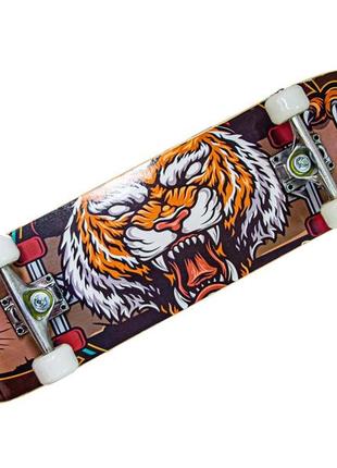 Хороший скейт борд (скейт) деревянный с рисунком "тигр" скейт ...