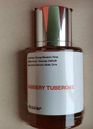 Парфюмированная вода женская dossier ambery tuberose вдохновле...