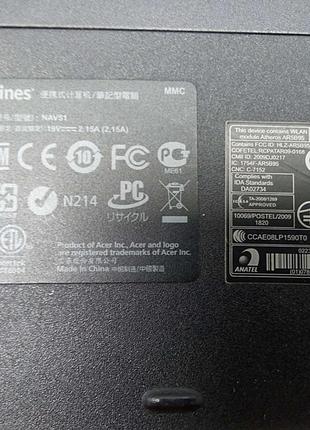 Ноутбук Б/У Acer eMachines EM350(Intel Atom N450 1.6 Ghz/Ram 2...