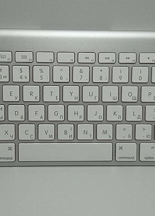 Клавіатура комп'ютерна Б/У Apple A1314 Wireless Keyboard White...