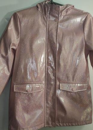 Непромокаемая куртка ветровка дождевик 10-11 лет
