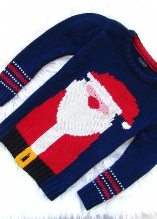 Кофта свитер джемпер санта новогодний новый год рождественский...