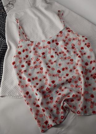 Милая блуза топ в цветочки h&amp;m ^можная безопасная оплата^