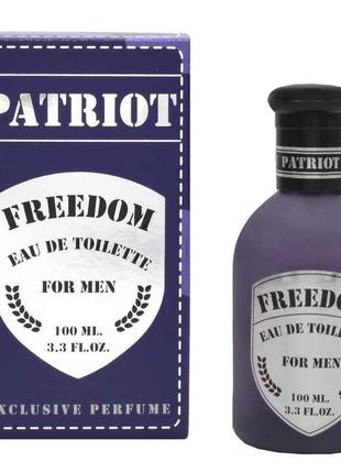Туалетна вода для чоловіків 100мл Freedom ТМ Patriot
