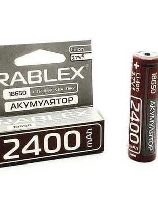 Батарейка аккумуляторная RABLEX 18650 2400mAh