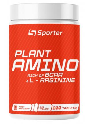 Аминокислота Sporter Plant Amino, 200 таблеток