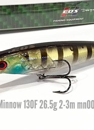 Воблер EOS Flash Minnow 130f вес 26.5г заглубление 2-3м (цвет ...