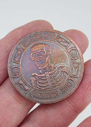 Монета сувенирная "Помни о смерти" (цвет - медный) арт. 04227
