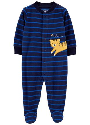 Флисовый человечек пижама комбинезон слип ромпер carters 3 м