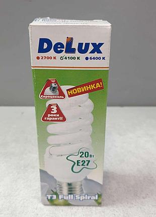 Лампочки Б/У DeLux 20W T3 Full Spiral E27 4100K