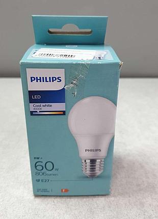 Лампочки Б/У Philips A60 E27/8W/230V 4000K
