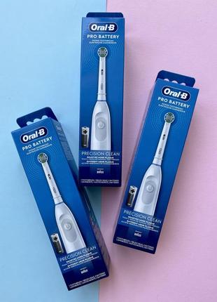 🔥оралб/oralb електрична зубна щітка! на батарейку!