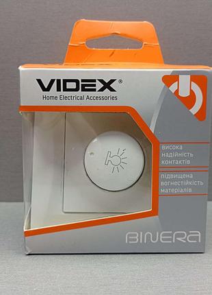 Розетка выключатель рамка Б/У VIDEX Binera 600 Вт Белый (VF-BN...