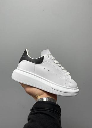 Кроссовки alexander mcqueen «white black’