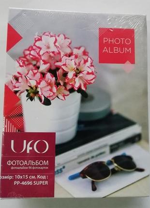 Фотоальбом ufo 10x15x96 цветка очки качественные альбомы