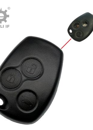 Корпус ключа Twingo ключ Renault 3 кнопки 9/3mm
