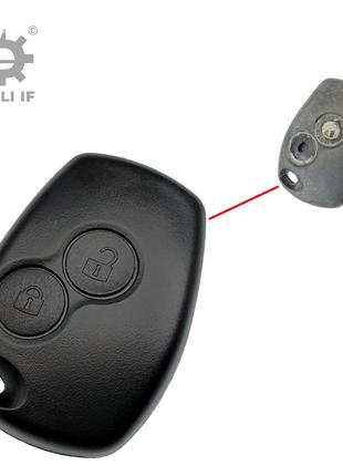 Корпус ключа Twingo ключ Renault 2 кнопки 9/3mm