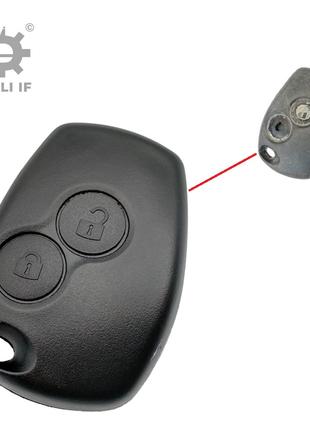 Корпус ключа Clio ключ Renault 2 кнопки 9.5/2.5mm