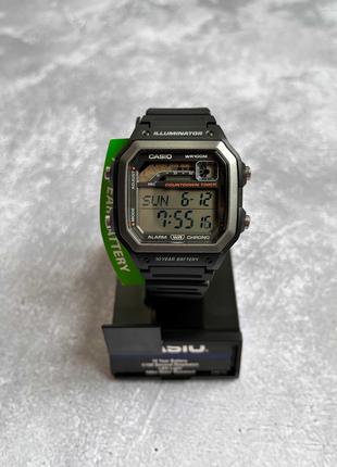 casio ws-1600h-1avcf g shock годинник касіо часы касио Ø42мм