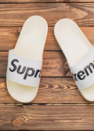 Шлепанцы Supreme, шлепанцы суприм