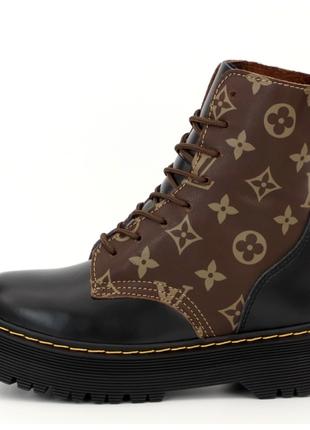 Женские ботинки Dr. Martens Jadon Louis Vuitton ботінки др мар...