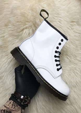 Ботинки Dr Martens 1460 White, ботинки др мартенс, ботінки мар...