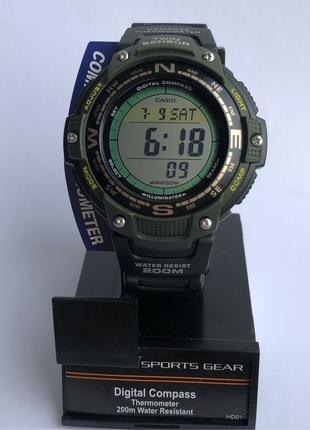 Casio SGW-100-3AVCF годинник з компасом ЗСУ часы тактические Ø...