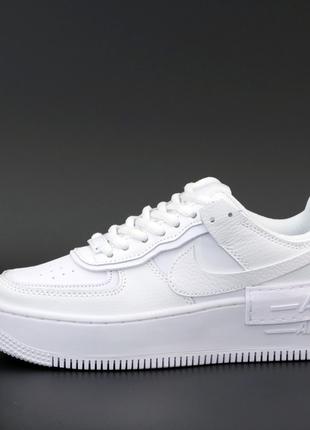 Кроссовки Nike Air Force 1 Shadow White, кроссовки найк аир фо...