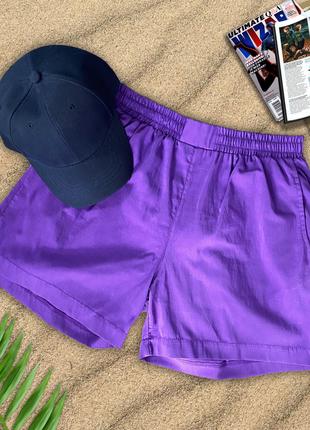 Мужские фиолетовые пляжные шорты ASOS