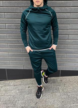 Мужской темно-зелёный спортивный костюм ASOS Diving Sport 2021