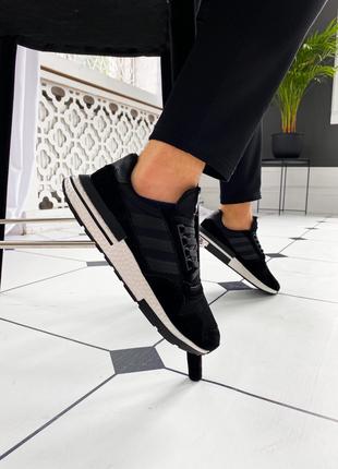 Кроссовки Adidas ZX 500 RM black/white