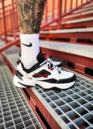 Nike M2K Tekno "White/Black/Red"