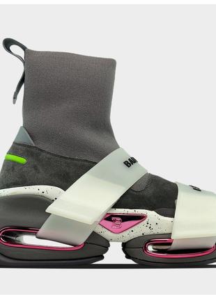 Женские кроссовки Balmain B Bold Sock Sneaker Grey LUX BBold, ...