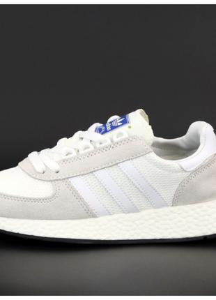 Женские кроссовки Adidas Marathon Tech White, белые кроссовки ...