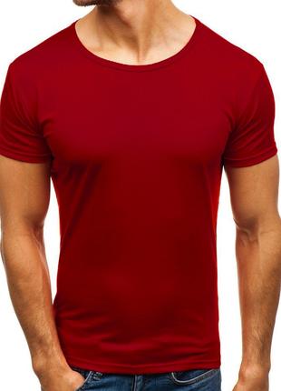Мужская бордовая футболка ASOS