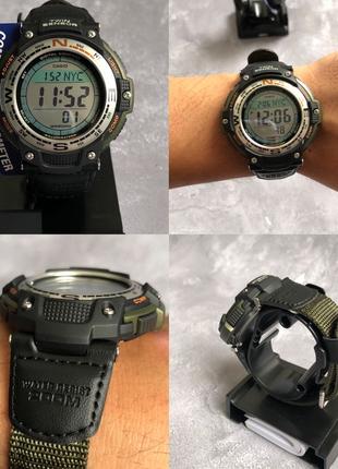 Годинник воєнний касіо компас часы касио casio SGW-100B-3VCF Ø...