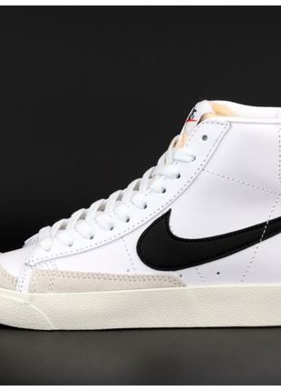 Мужские / женские кроссовки Nike Blazer Mid '77 Vintage, белые...