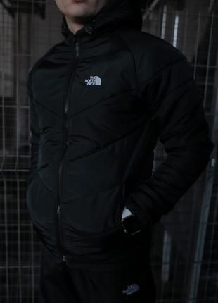 Куртка мужская весенняя / осенняя The North Face черная утепле...