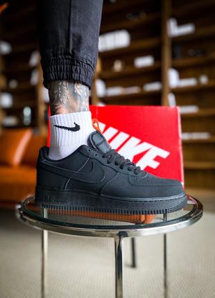 Nike Air Force 07 Anthracite "Black/Red"
