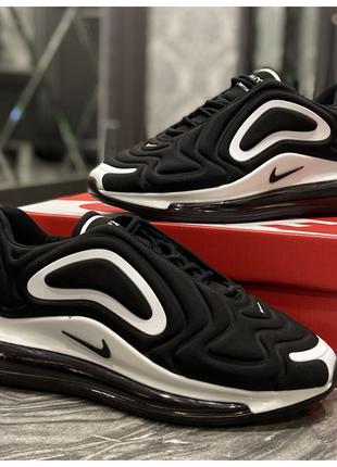 Мужские кроссовки Nike Air Max 720 Black White, кроссовки найк...