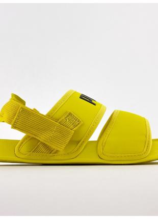 Жіночі Puma Sandals Yellow, жовті жіночі сандалі пума, сандалі...