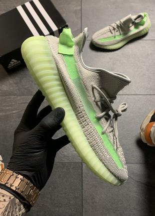 Кросівки Adidas Yeezy Boost 350 V2, Green Grey, кросівки адіда...