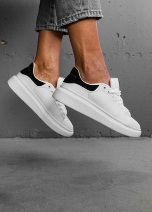 Alexander McQueen Low White Black 1