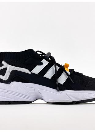 Мужские кроссовки Adidas Consortium Falcon Black, черно-белые ...