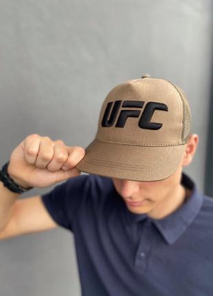 Кепка UFC Reebok мужская | женская рибок хаки big logo